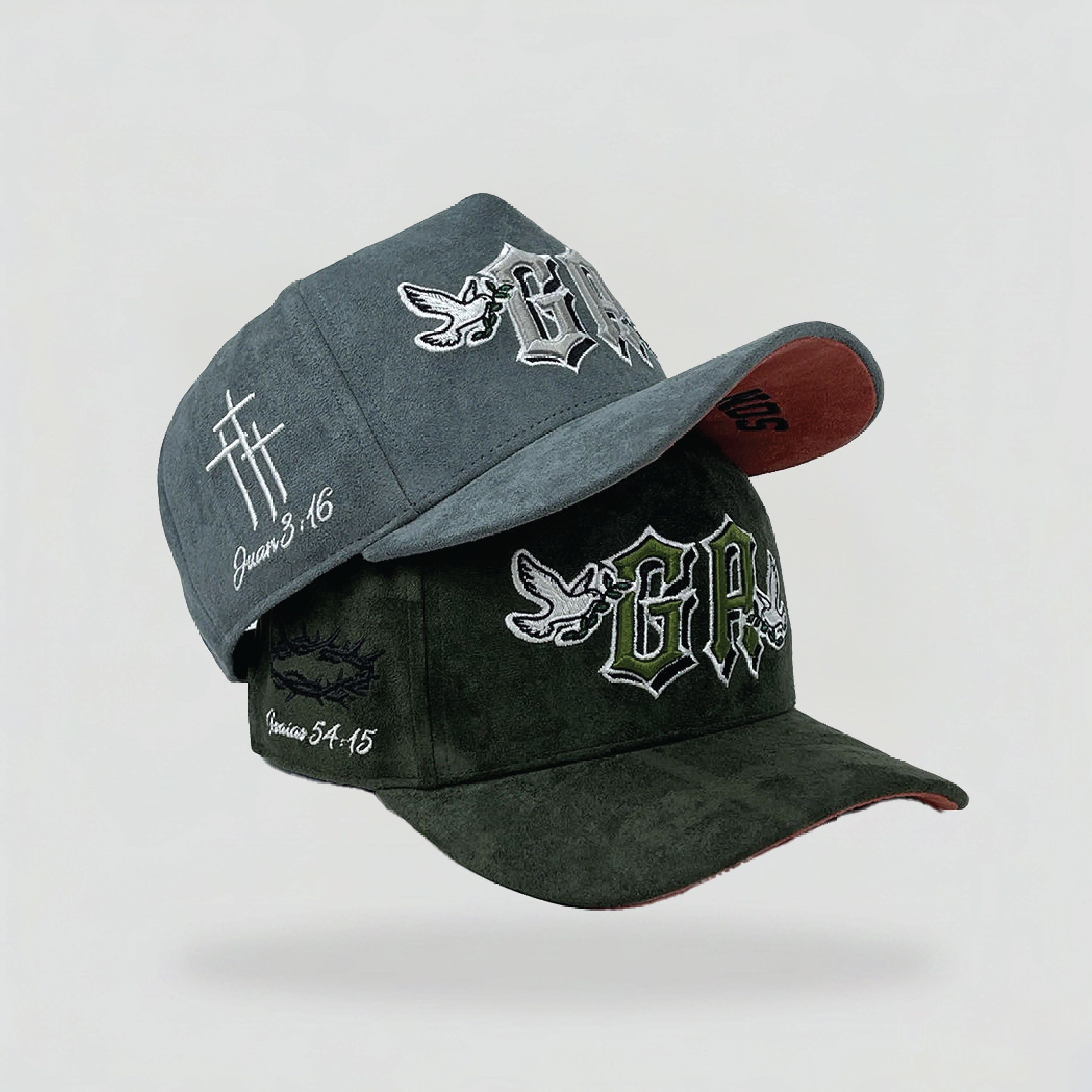 Premium Heavy Embroidery Streetwear Cap Vintage Washed suede 5 Panel Baseball Hat Custom Logo OEM