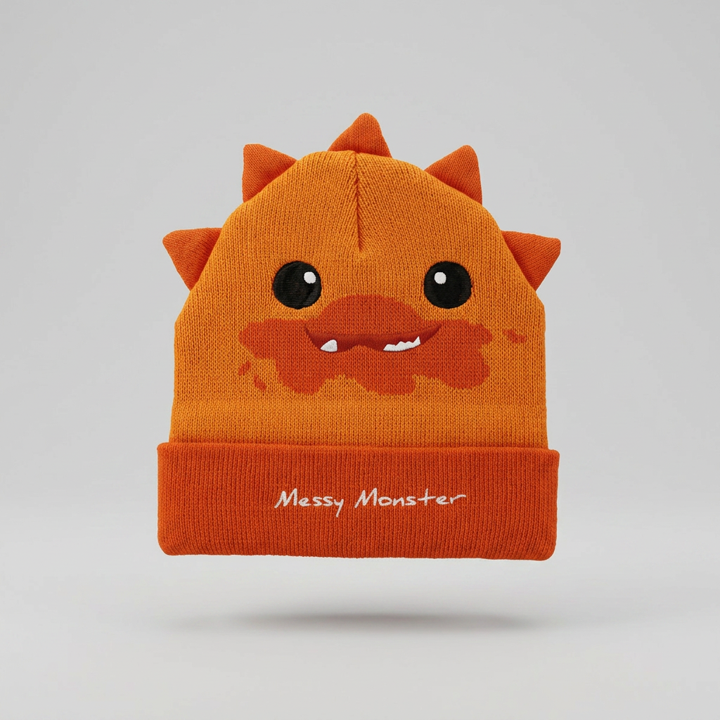 baby_dinosaur_beanie_custom_shape_green