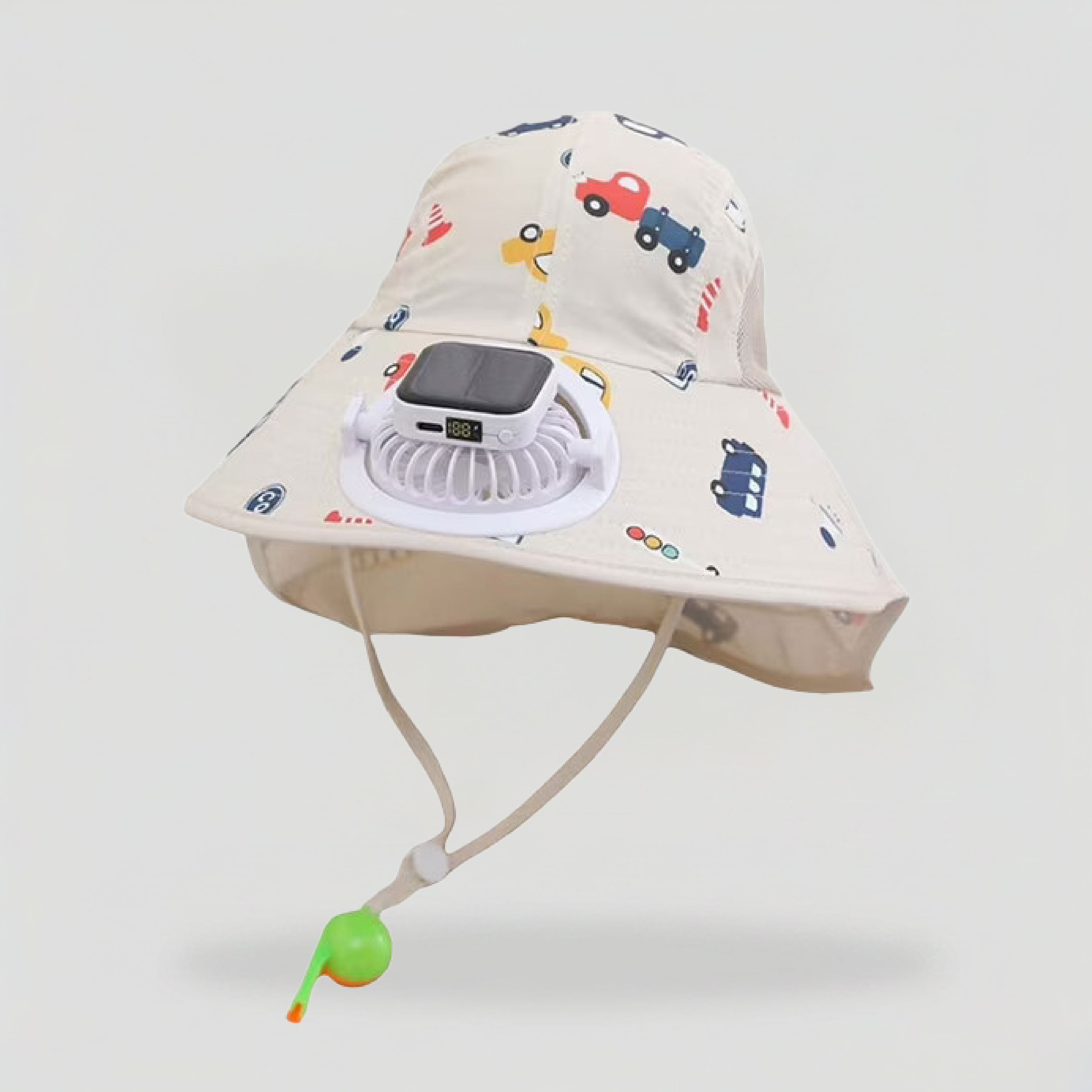 kids hat with electric fan